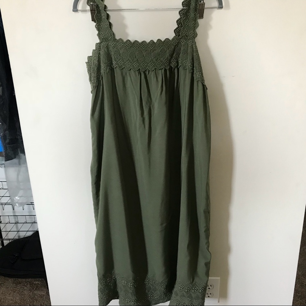 Old Navy Olive Green Dress